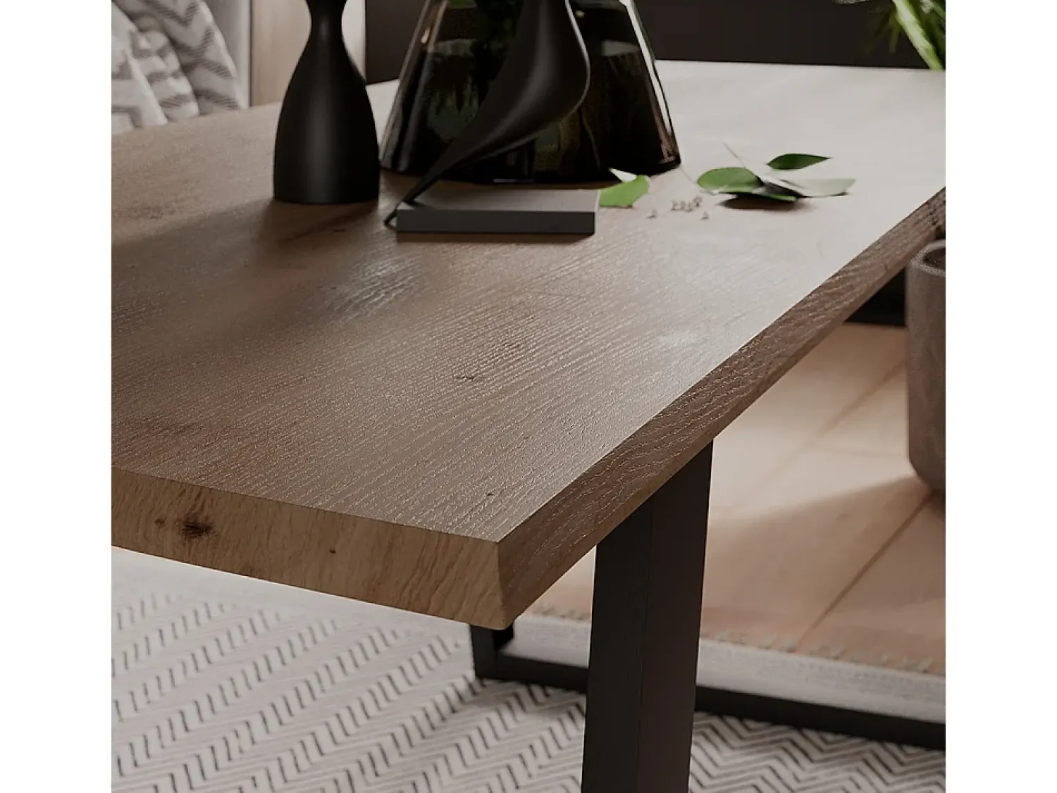 Mesa De Centro|Vicco Mesa de centro artesão 110x50x40 yan Natural claro