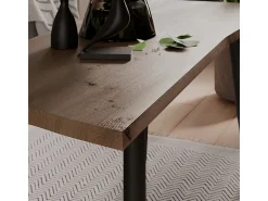 Mesa De Centro|Vicco Mesa de centro artesão 100x35.5x40 yan Natural claro