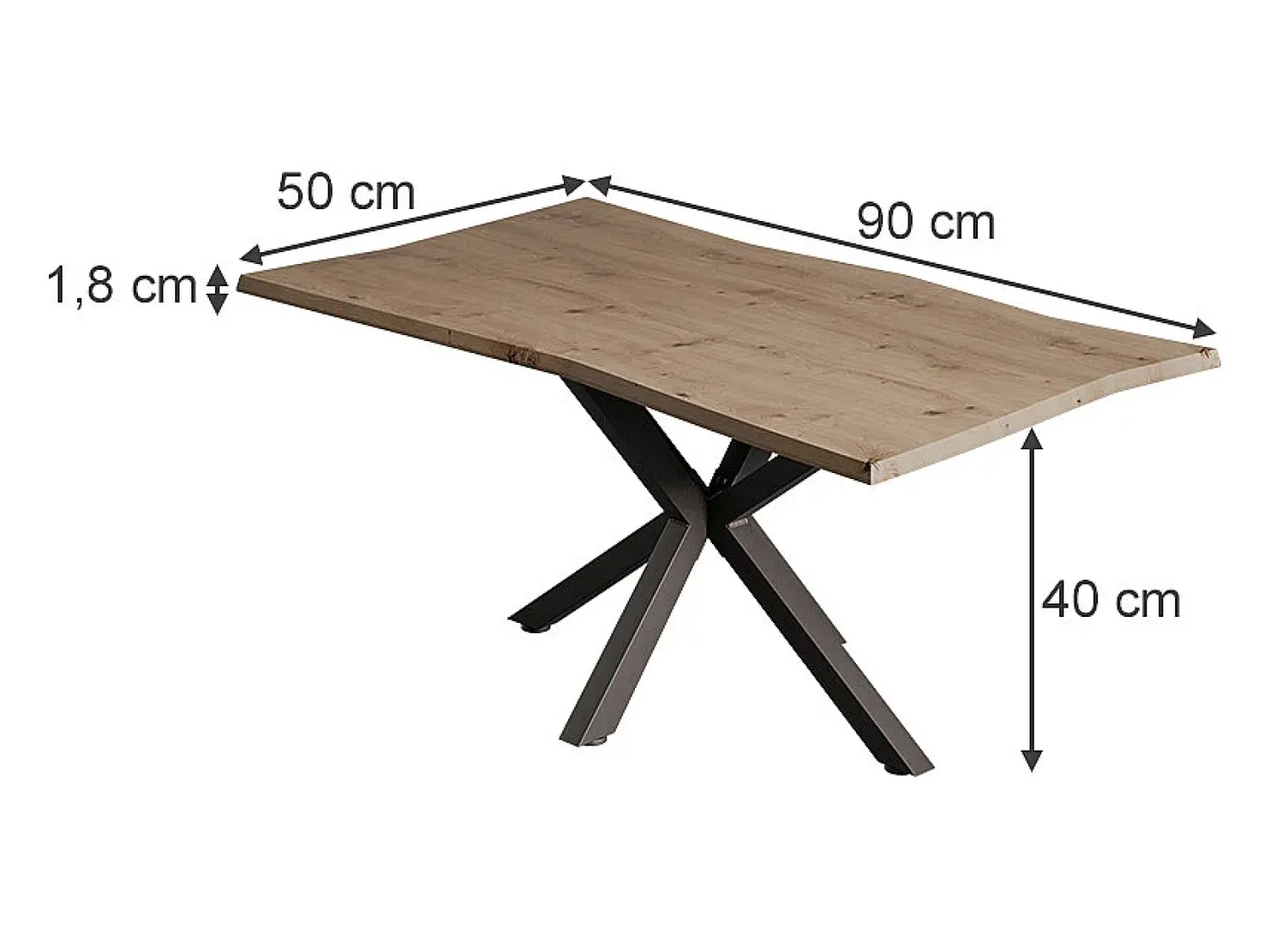 Mesa De Centro*Vicco Mesa de centro artesão 90x50x40 yan Natural claro