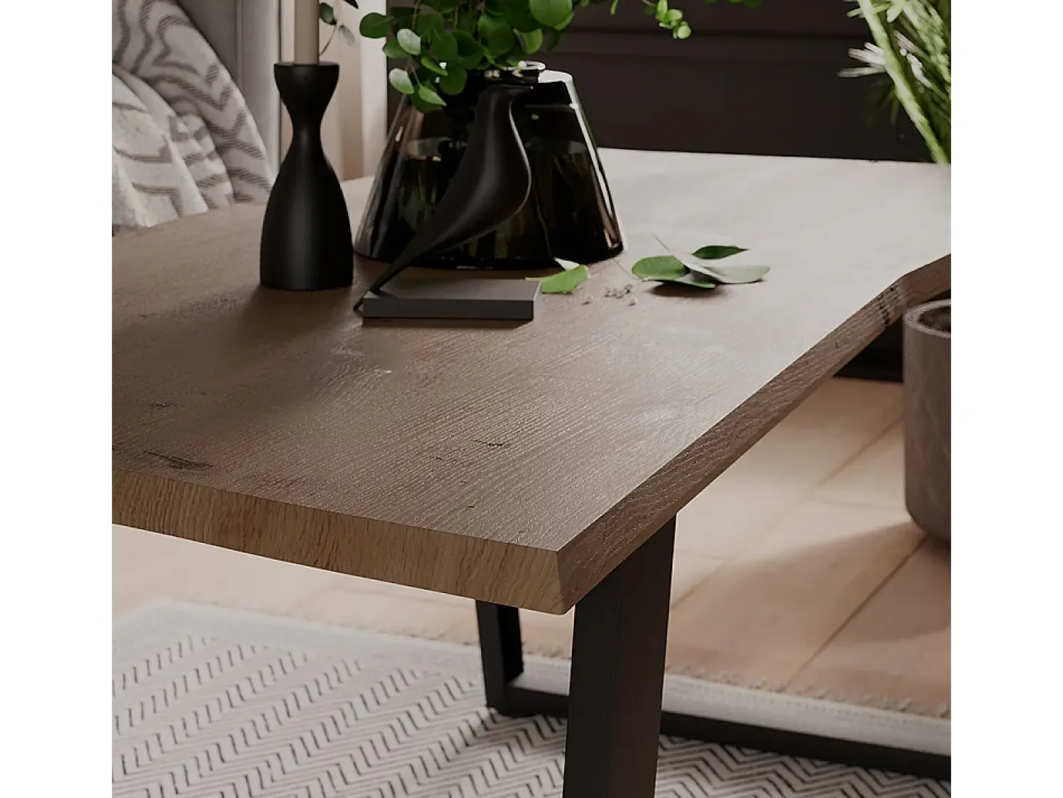 Best Vicco Mesa de centro artesão 100x50x40 yan Natural claro