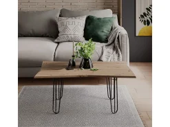 Mesa De Centro|Vicco Mesa de centro artesão 100x50x40 yan Natural claro