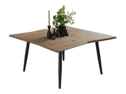 Mesa De Centro*Vicco Mesa de centro artesão 80x80x40 yan Natural claro