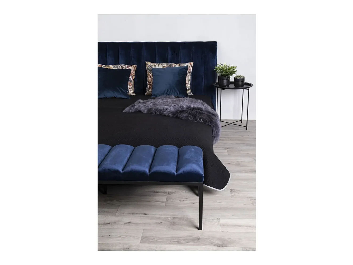 Hot Mesa de Centro Bastia, , 47x47x50 cm, Kendra Home Preto