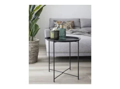 Hot Mesa de Centro Bastia, , 47x47x50 cm, Kendra Home Preto