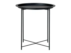 Hot Mesa de Centro Bastia, , 47x47x50 cm, Kendra Home Preto