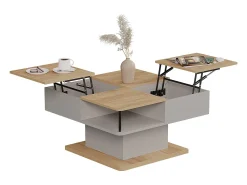 Mesa De Centro|Vicco Mesa de centro 80x45x80 movira Bege