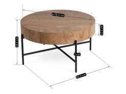 Mesa de centro Belief Carvalho^ Mesa De Centro