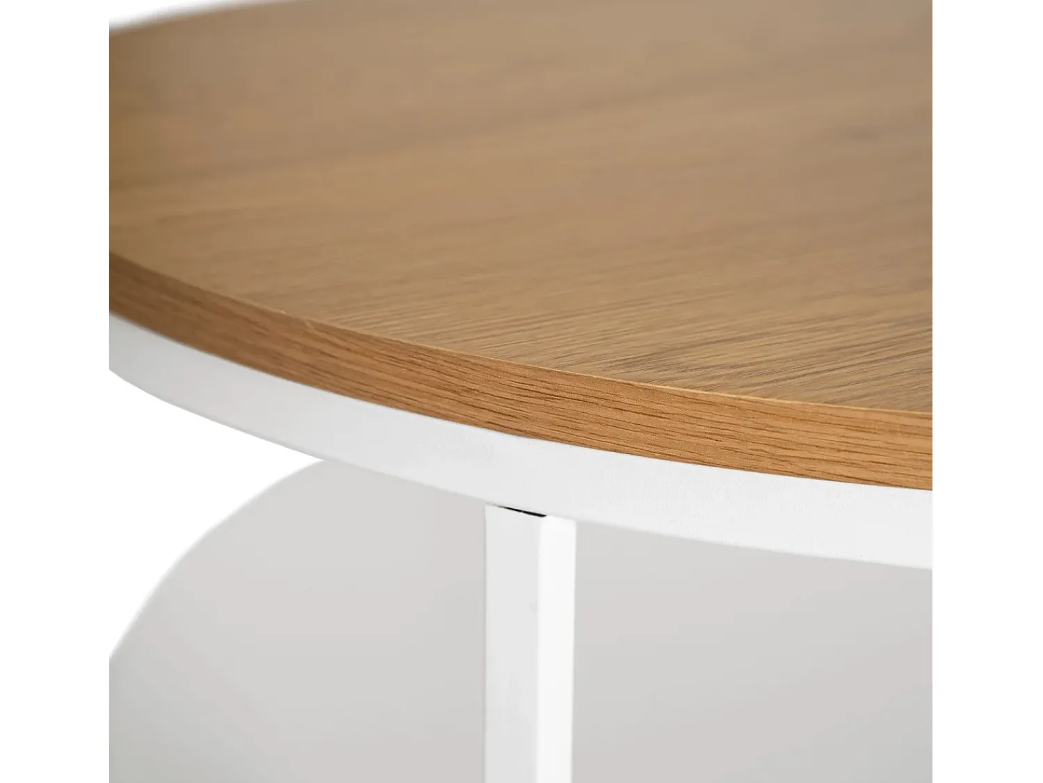 Mesa De Centro| Mesa de centro Best Carvalho / Branco Natural claro / Branco