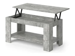 Mesa De Centro*Vicco Mesa de centro betão 100x50x50 lorenz Cinzento claro