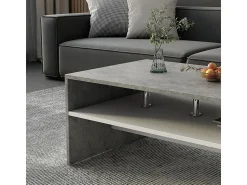 Mesa De Centro*Vicco Mesa de centro betão 90x60x42 mike Cinzento claro