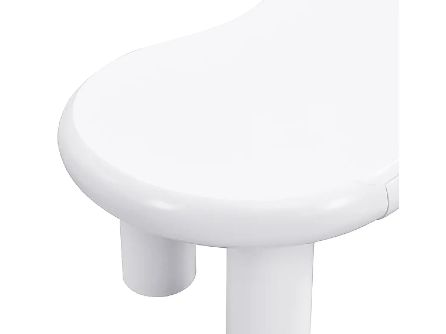 Mesa De Centro| Mesa de centro branca - Mesa de apoio com iluminação LED e 1 gaveta - para sala de estar Branco