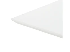 Clearance Mesa de centro branca - Mesa de centro com iluminação LED e design em V - para sala de estar Branco