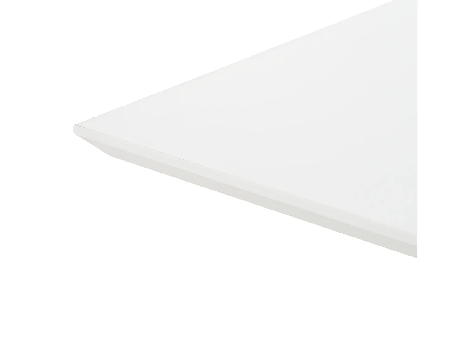 Clearance Mesa de centro branca - Mesa de centro com iluminação LED e design em V - para sala de estar Branco
