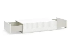 Mesa De Centro* Mesa de centro branca com 2 gavetas 110x60 cm Branco