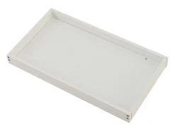 Mesa De Centro*Hauss Spole Mesa de centro branca com 2 gavetas, iluminação LED e tampo amovível 90x45x35,5cm Branco