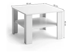Vicco Mesa de centro 60x60x42 homer^ Mesa De Centro