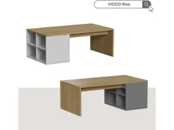 Vicco Mesa de centro 90x50x33.6 kivo^ Mesa De Centro