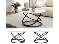 Mesa De Centro|Vicco Mesa de centro 79.5x62x46 calgary Branco