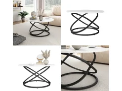 Mesa De Centro|Vicco Mesa de centro 79.5x62x46 calgary Branco