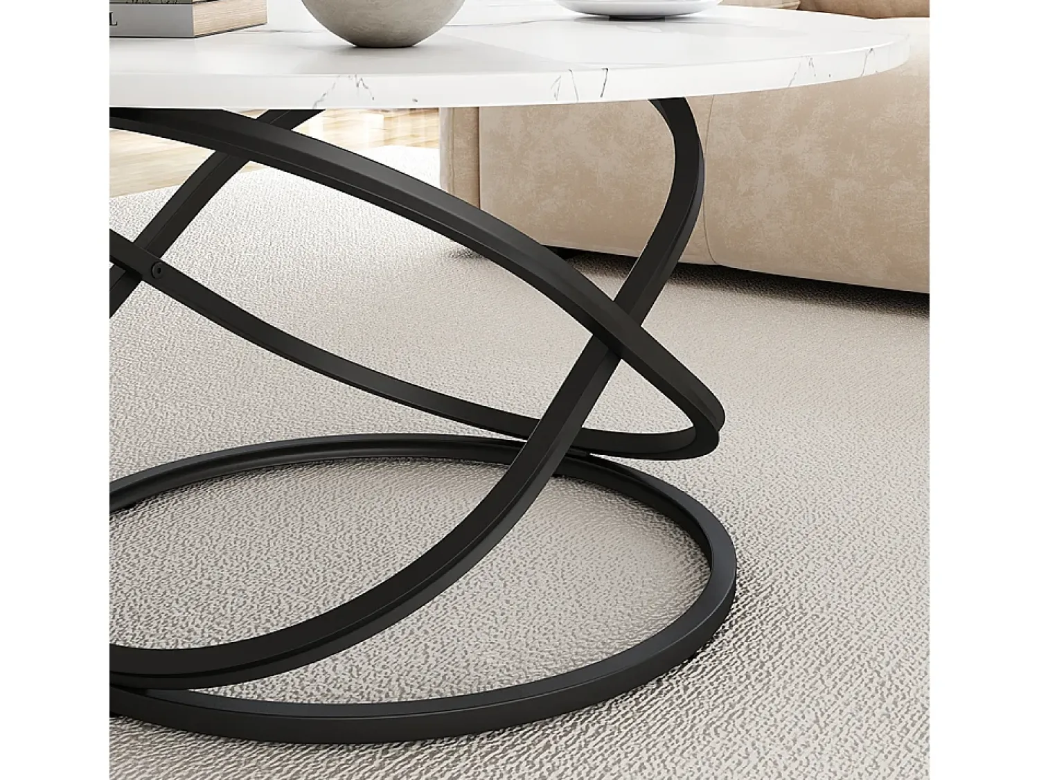 Mesa De Centro|Vicco Mesa de centro 79.5x62x46 calgary Branco