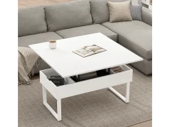 Mesa De Centro*Vicco Mesa de centro 100x50x48.5 lifty Branco