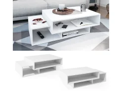 Clearance Vicco Mesa de centro 105x60x32 bari Branco