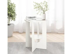 Mesa De Centro|Vicco Mesa de centro 40x40x50.5 vareo Branco