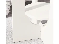 Mesa De Centro|Vicco Mesa de centro 40x40x50.5 vareo Branco