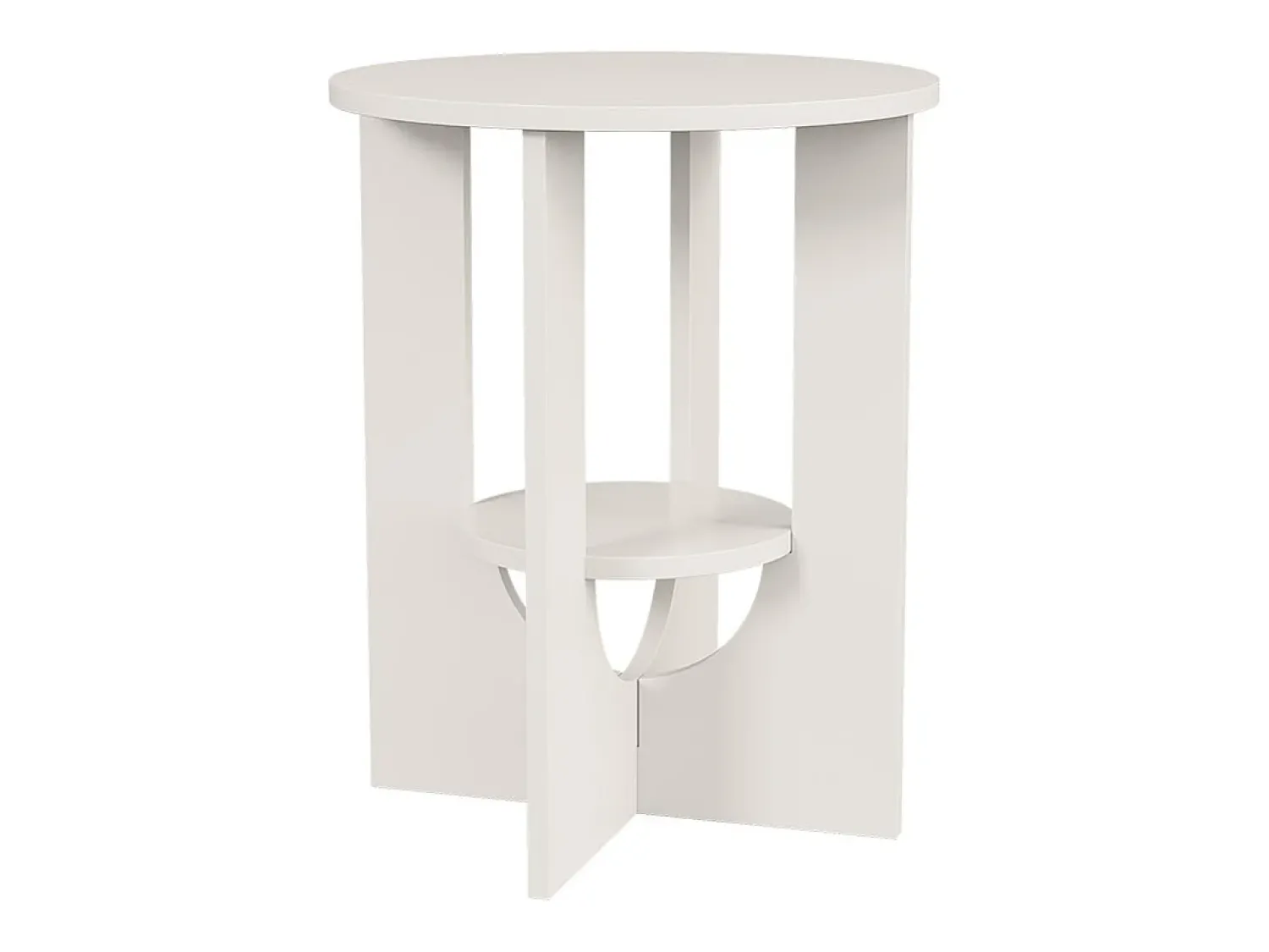 Mesa De Centro|Vicco Mesa de centro 40x40x50.5 vareo Branco
