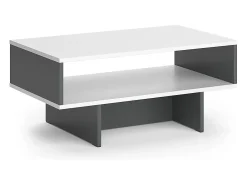 Mesa De Centro*Vicco Mesa de centro branco/antracite 80x46.2x35.4 josef Cinza antracite