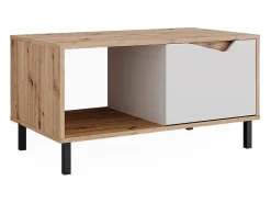 Mesa De Centro|Vicco Mesa de centro /artesanal 90x50x47 marelle Branco