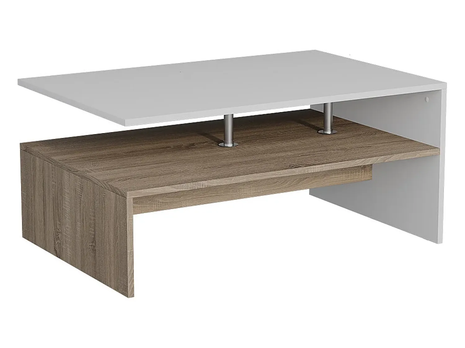 Vicco Mesa de centro /sonoma 90x52.6x42.2 amato Branco