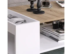 Mesa De Centro|Vicco Mesa de centro /sonoma 100x55x42 wido Branco
