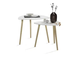 Online Vicco Mesa de centro /sonoma 48x48x45 twino Branco