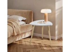 Mesa De Centro*Vicco Mesa de centro /sonoma 60x60x50 twino Branco