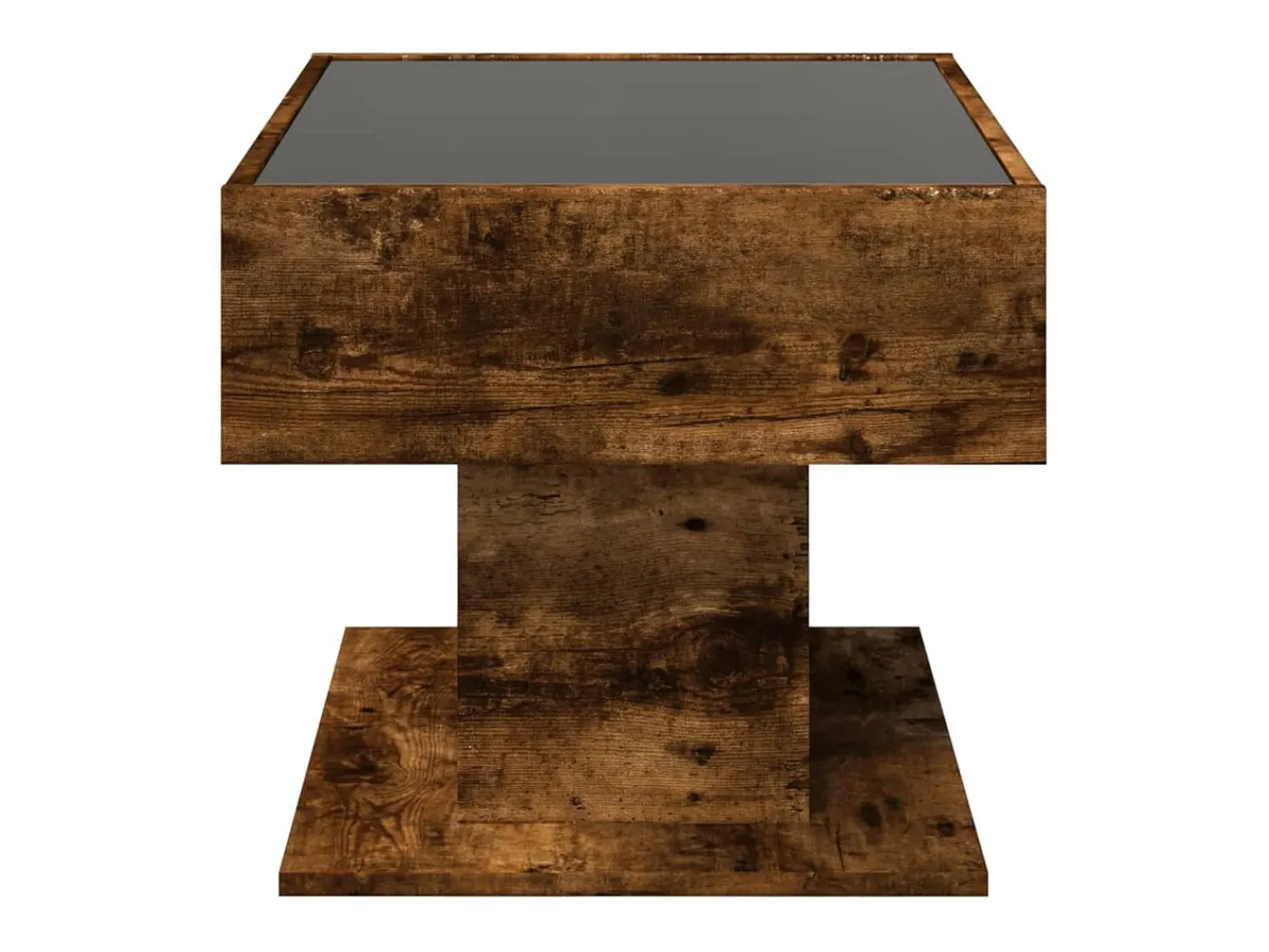 Mesa De Centro|vidaxl Mesa de centro c/ LEDs 70x50x45 cm derivados de madeira Natural claro