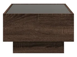 Mesa De Centro*vidaxl Mesa de centro c/ LEDs 70x50x30 cm derivados de madeira Natural claro