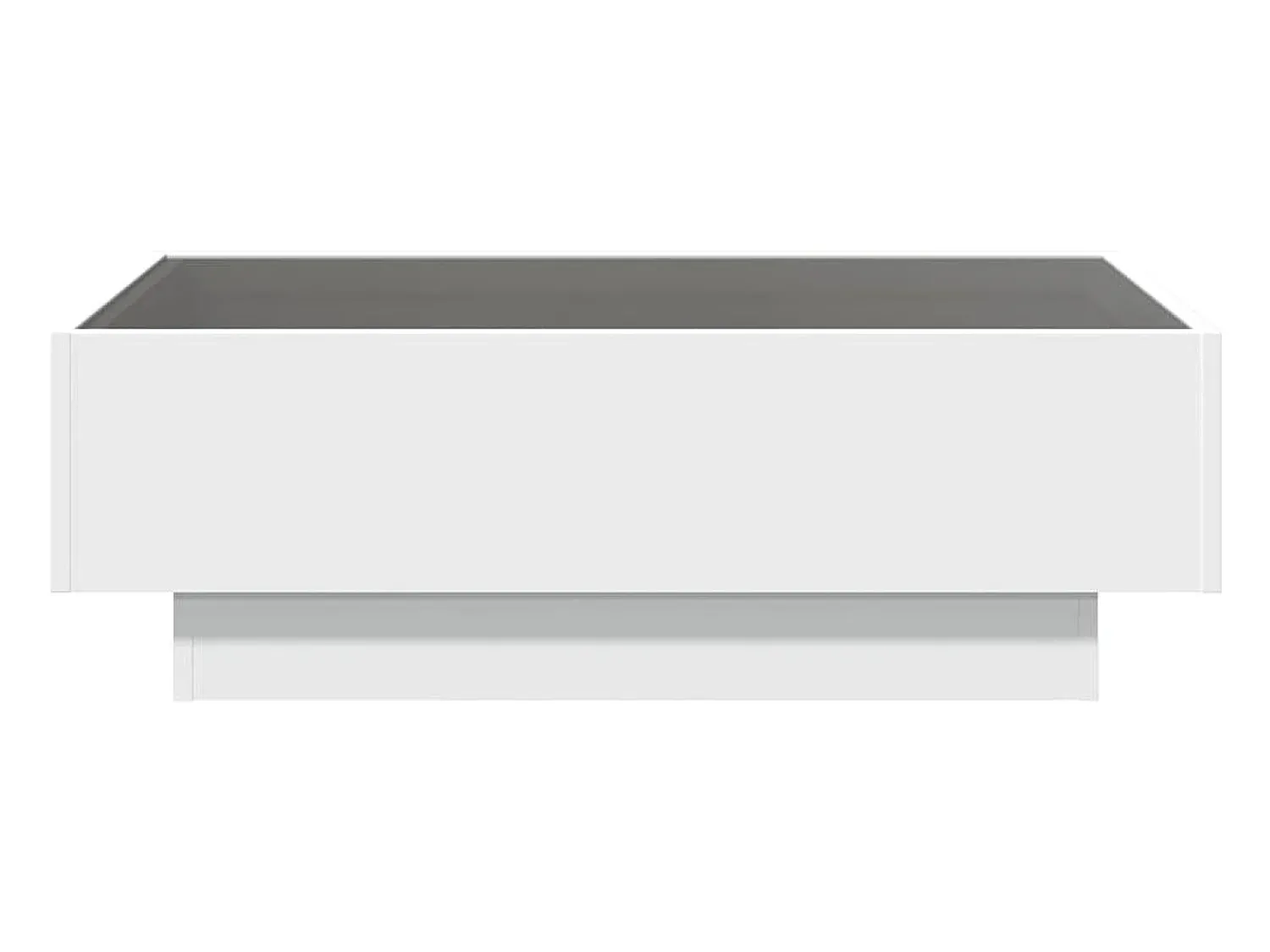 Mesa De Centro*vidaxl Mesa de centro c/ LEDs 90x50x30 cm derivados de madeira Branco