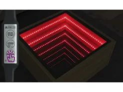 vidaxl Mesa de centro c/ LEDs 70x50x30 cm derivados de madeira^ Mesa De Centro