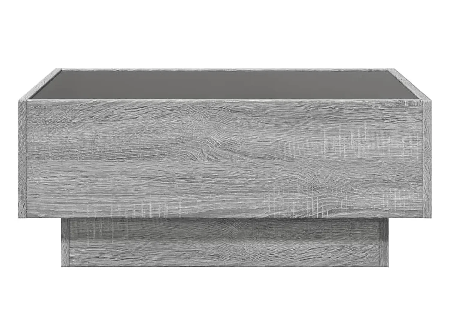vidaxl Mesa de centro c/ LEDs 70x50x30 cm derivados de madeira^ Mesa De Centro
