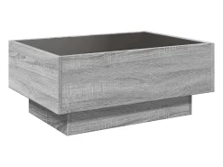 vidaxl Mesa de centro c/ LEDs 70x50x30 cm derivados de madeira^ Mesa De Centro