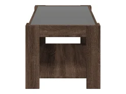 Sale vidaxl Mesa de centro c/ LEDs 93x53x45 cm madeira processada Natural claro