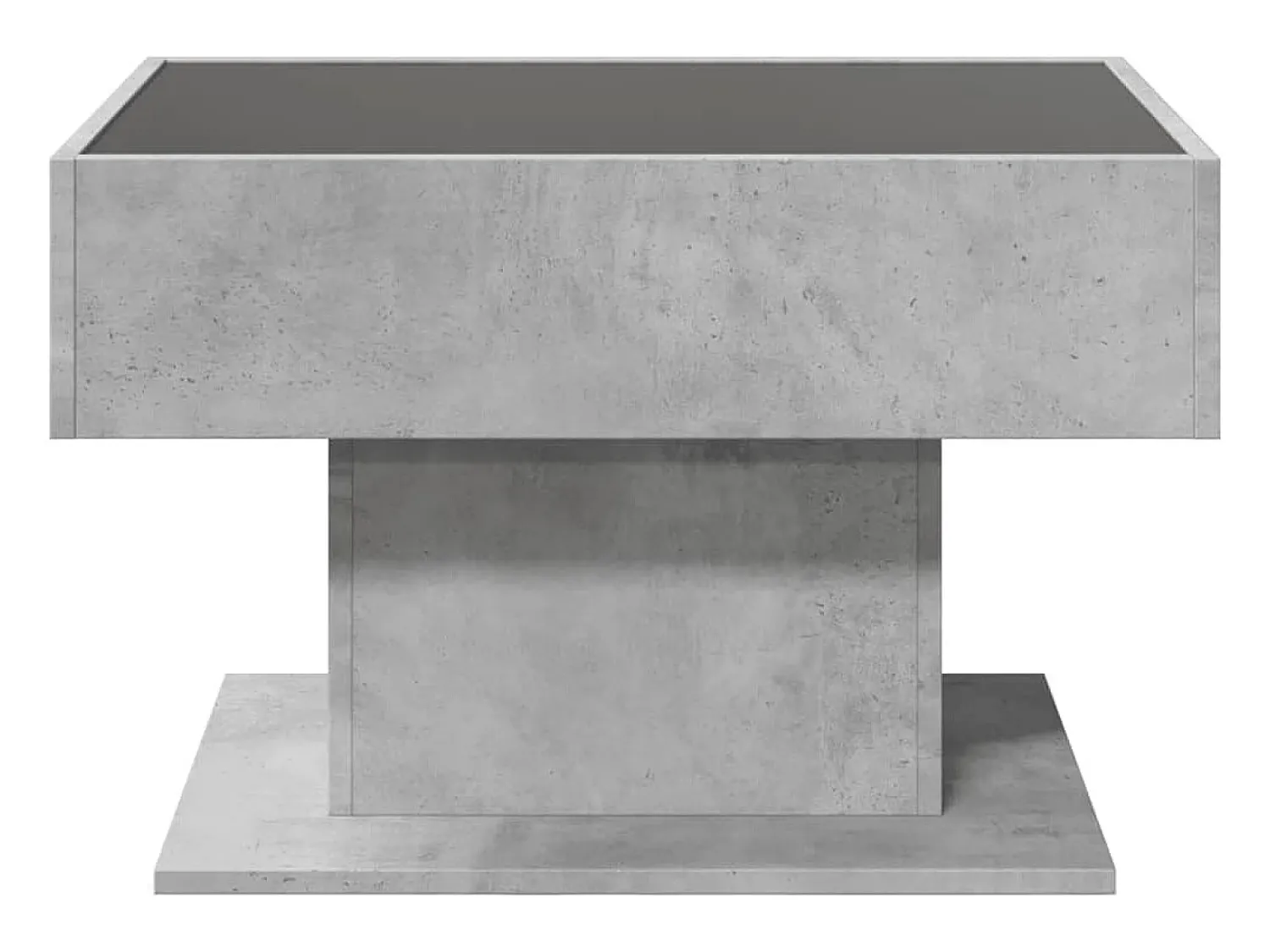 Mesa De Centro|vidaxl Mesa de centro c/ LEDs 70x50x45 cm derivados de madeira Cinzento