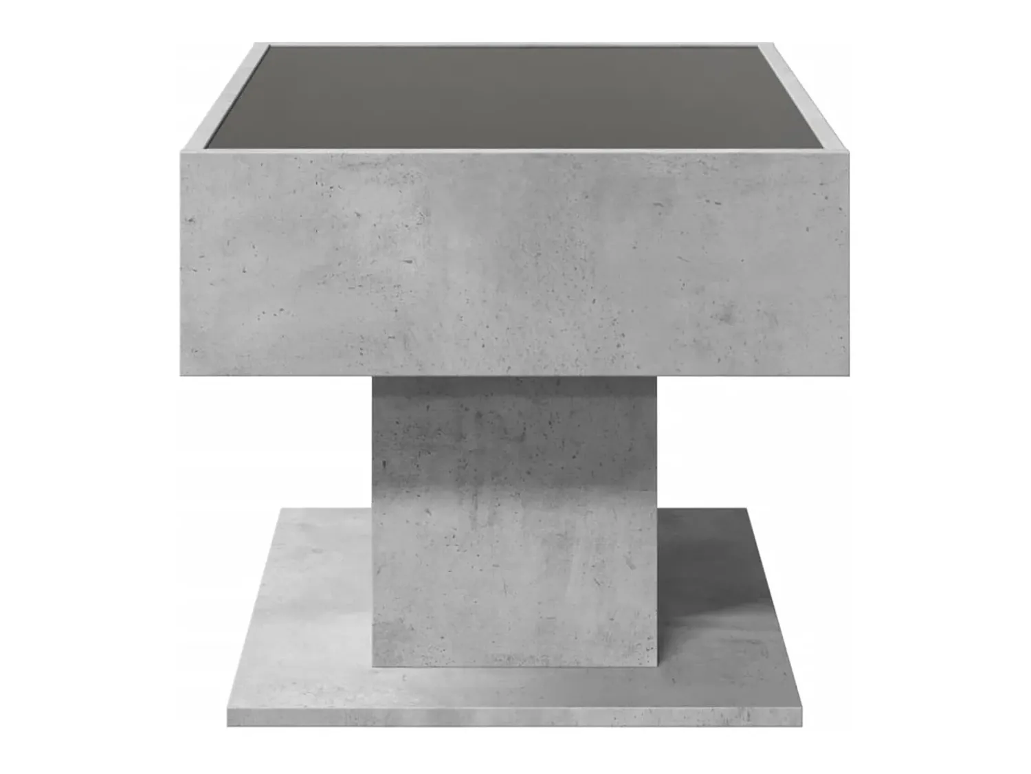 Mesa De Centro|vidaxl Mesa de centro c/ LEDs 70x50x45 cm derivados de madeira Cinzento