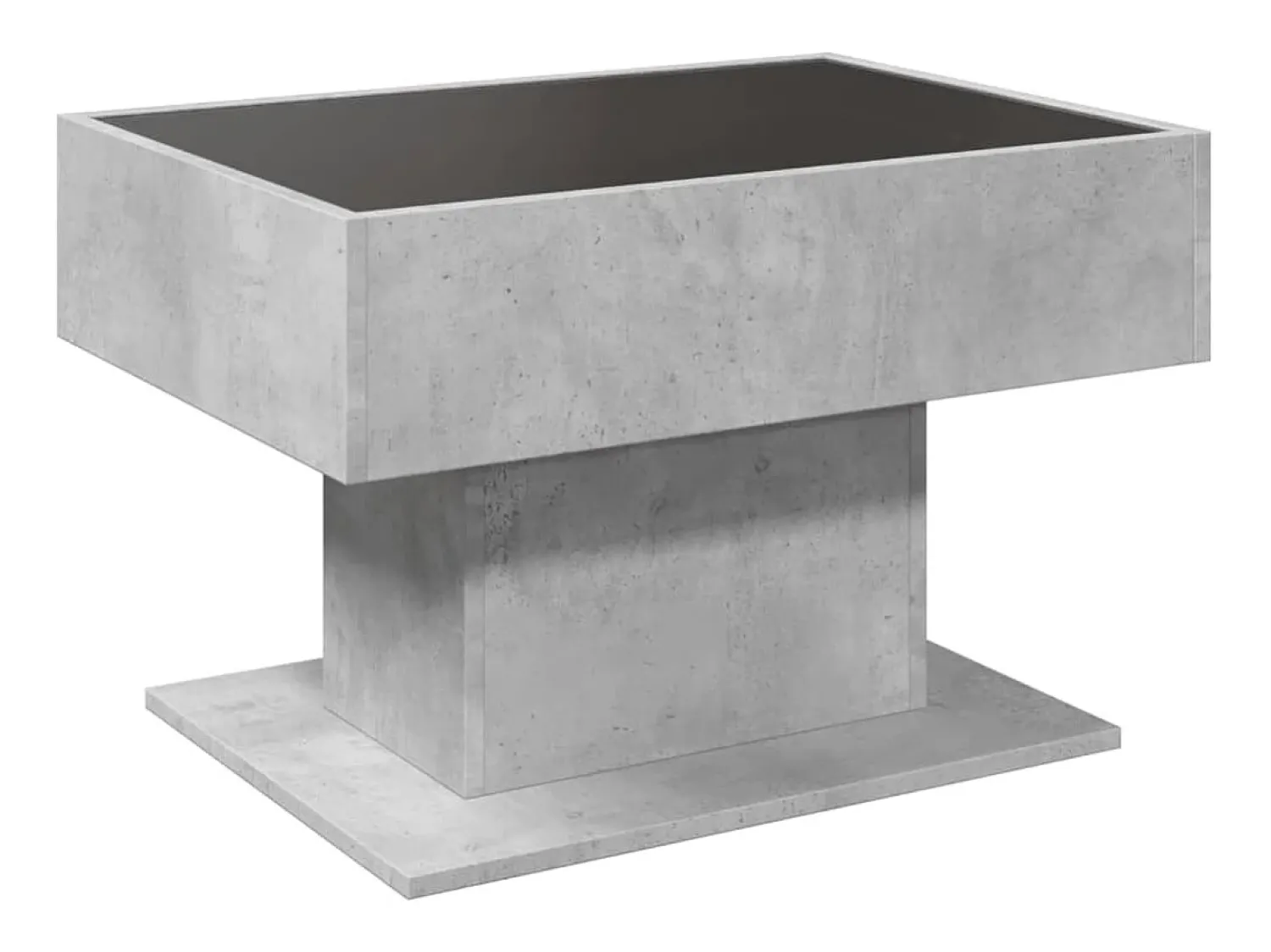 Mesa De Centro|vidaxl Mesa de centro c/ LEDs 70x50x45 cm derivados de madeira Cinzento