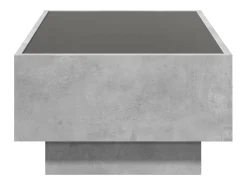 vidaxl Mesa de centro c/ LEDs 90x50x30 cm derivados de madeira^ Mesa De Centro