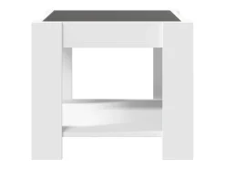 vidaxl Mesa de centro c/ LEDs 53x53x45 cm derivados de madeira^ Mesa De Centro