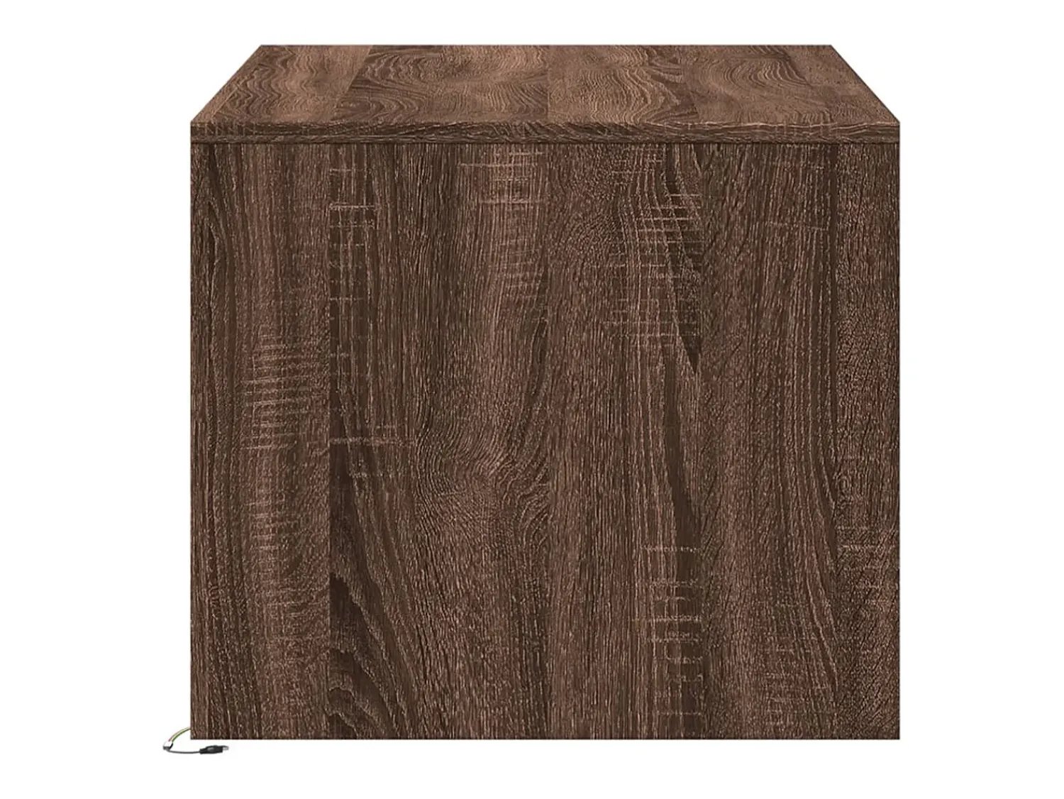 Mesa De Centro|vidaxl Mesa de centro c/ luzes LED derivados madeira carvalho castanho Natural claro
