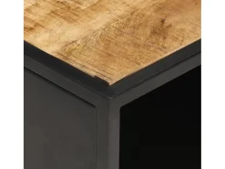 Mesa De Centro| Mesa de centro c/ porta esculpida 90x55x36 cm mangueira áspera PT714218 Castanho