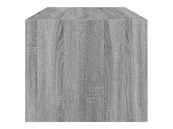 Mesa De Centro*vidaxl Mesa de centro c/ portas de vidro 102x50x42 cm cinza sonoma Cinzento